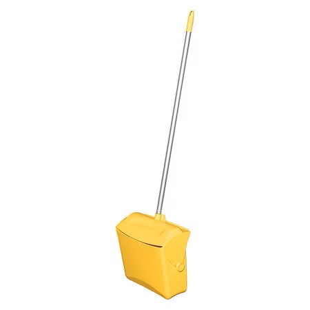 REMCO LOBBY DUSTPAN W/O BROOM YELLOW - Brushes & Brooms